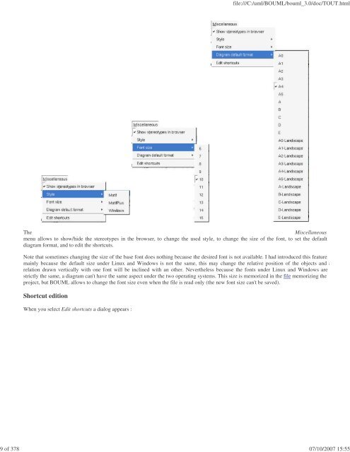 Bouml reference manual - Fedora Project Packages GIT repositories