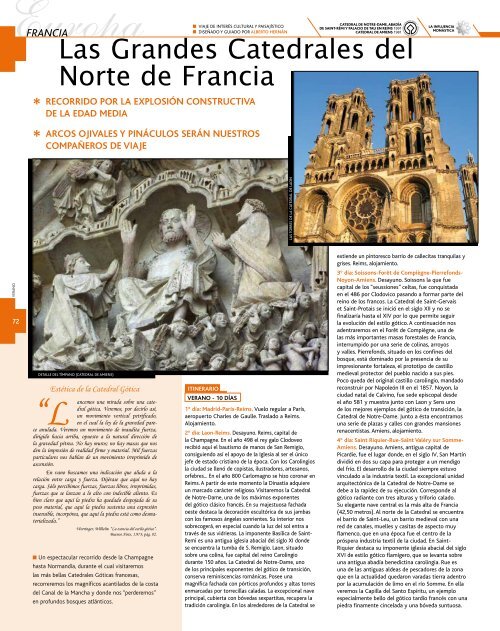 Las Grandes Catedrales del Norte de Francia - Viajes Mundo Amigo