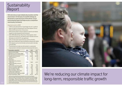 Sustainability Report We're reducing our climate impact for ... - SAS