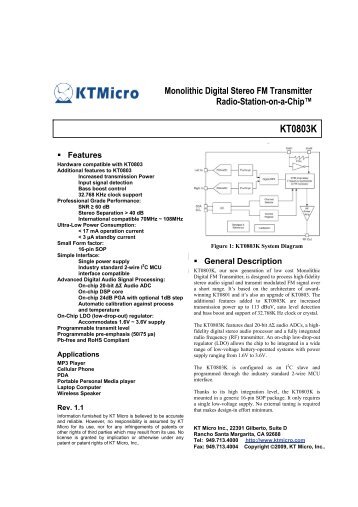 KT0803K - Elechouse