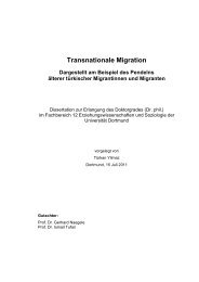 Transnationale Migration Dargestellt am Beispiel des Pendelns ...