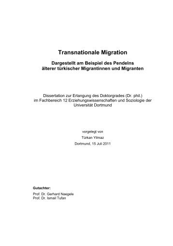 Transnationale Migration Dargestellt am Beispiel des Pendelns ...