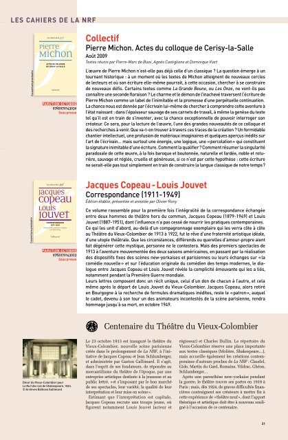 TÃ©lÃ©chargez le Bulletin Gallimard