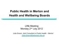 Public Health and HWB.pdf - Merton Connected