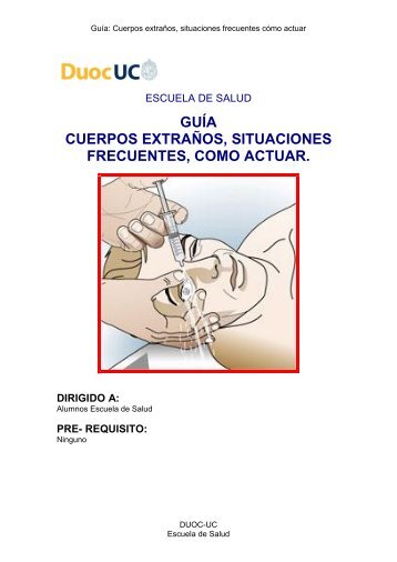 ESCUELA DE SALUD - Biblioteca - Duoc UC