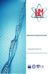 BIOLOGIA MOLECOLARE - Nuclear Laser Medicine srl