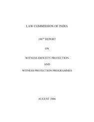 Witness Identity Protection - Law Commission of India