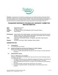 Electrical Technology Committee - BC Safety Authority