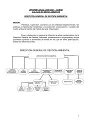 direccion general de gestion ambiental - Honorable Concejo ...