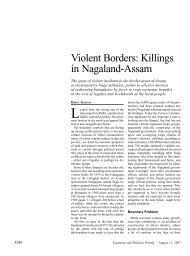 Violent Borders: Killings in Nagaland-Assam - AssamNet