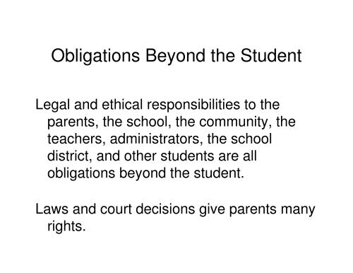 Ethics for the School Counselor - Texas Counseling Association