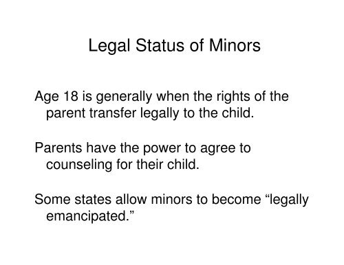 Ethics for the School Counselor - Texas Counseling Association