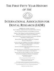 Contents - IADR/AADR