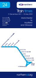 Train times - Northern Rail