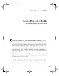 Informed Consent by Design - Value Sensitive Design