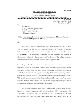 1 URGENT F.No.R-13040/10/2011 -HD (Tech) Government of India ...