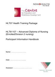 Enrolled/Division 2 nursing