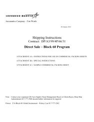 Block 60 Program - Lockheed Martin