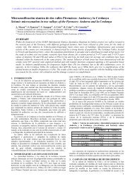 MicrozonificaciÃ³n sÃ­smica de dos valles Pirenaicos: Andorra y la ...