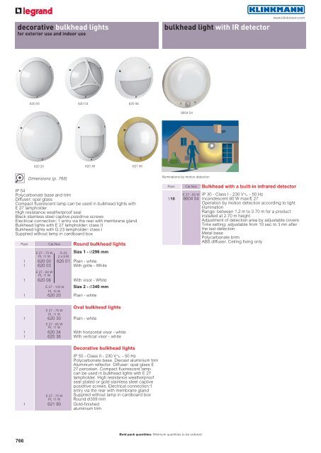 Legrand Catalogue 2010 - Klinkmann.