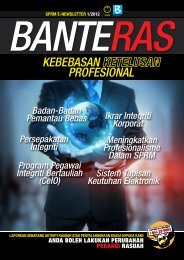 ANTI-CORRUPTION - Suruhanjaya Pencegahan Rasuah Malaysia