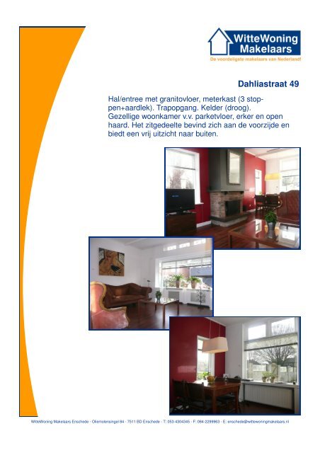 Dahliastraat 49 7531 DG Enschede - Witte Woning Makelaars