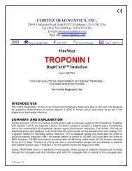 TROPONIN I - ELISA kits - Rapid tests