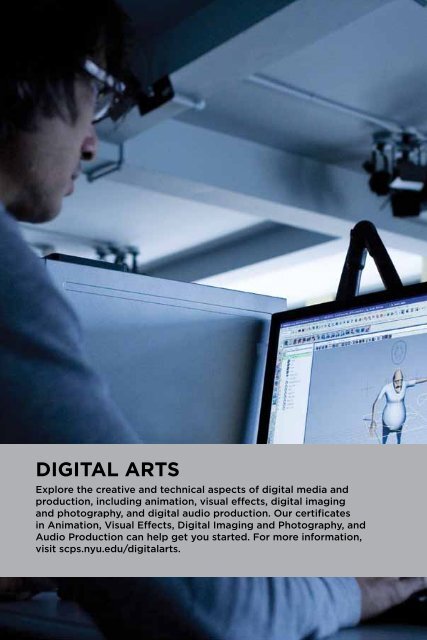 design, digital arts, and film - School of Continuing and Professional ...