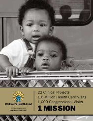 2007 Annual Report - Children's Health Fund