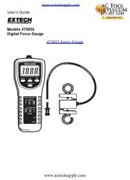 Extech 475055 Manual - Actoolsupply.com