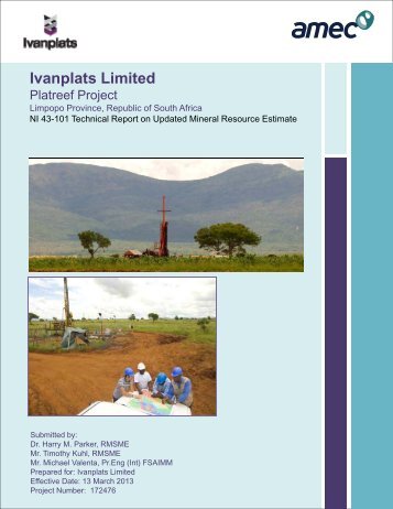 to view the Platreef Technical Report - Ivanhoe Mines