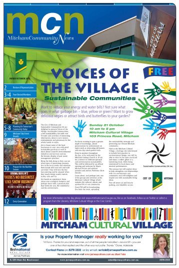 Sustainable Communities - City of Mitcham - SA.Gov.au