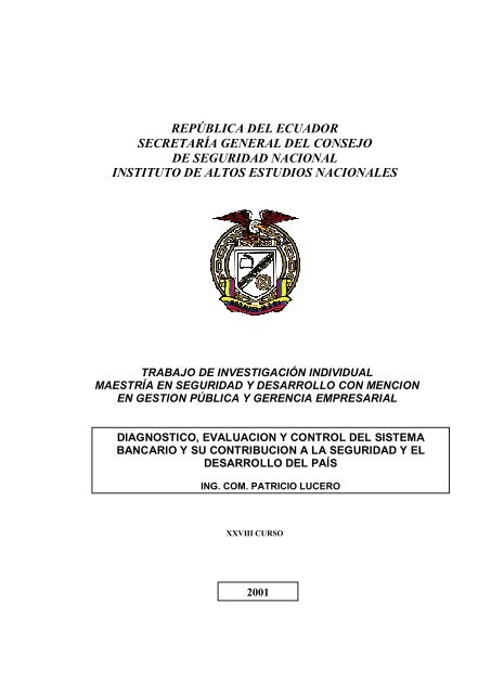 repÃºblica del ecuador secretarÃ­a general del consejo de seguridad ...