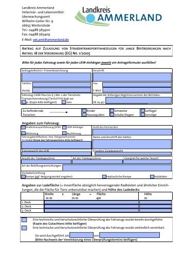 Zulassung von StraÃentransportfahrzeuge fÃ¼r lange ... - KDO-KIM