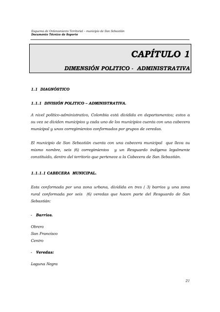 CAPÍTULO 1 - Corporación Autónoma Regional del Cauca