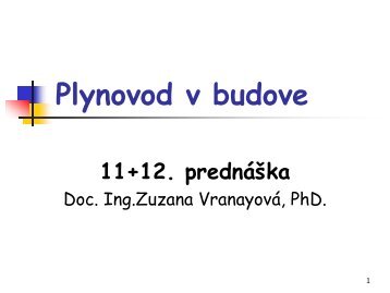 Dimenzovanie plynovodu