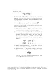 Steve Pischke/Jin Li Labor Economics II Problem Set 2 1 ...