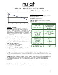 NU1200 ERV PRODUCT INFORMATION SHEET - Clear Service