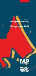 Programm 2008 - Akademie Management und Politik