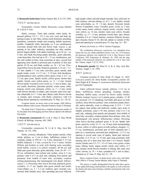 Araceae (PDF)