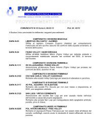 Provvedimenti Disciplinari n. 18 del 08.03.13 - FIPAV Como