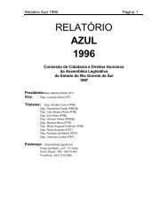 RelatÃ³rio Azul 1996 â Direitos Humanos no RS - DHnet