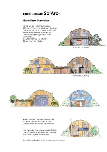 1. Grundrisse - SolArc ErdhÃ¼gelhaus