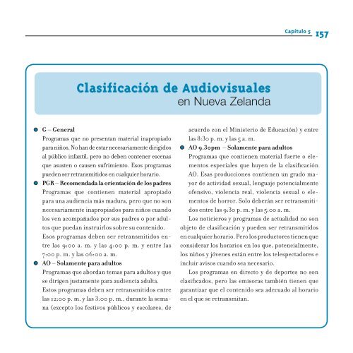 Clasificación de obras audiovisuales - IIN