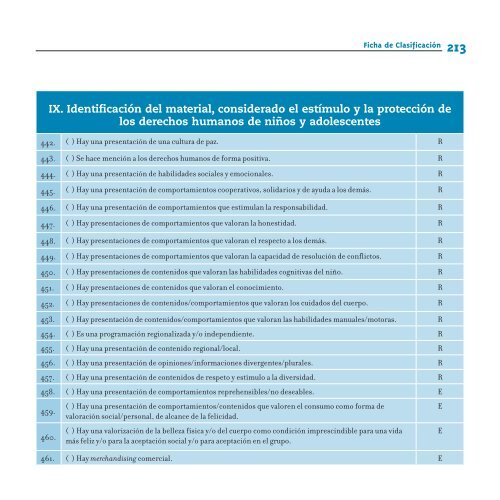 Clasificación de obras audiovisuales - IIN