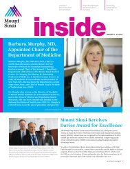 January 21, 2013 [PDF] - Mount Sinai Hospital