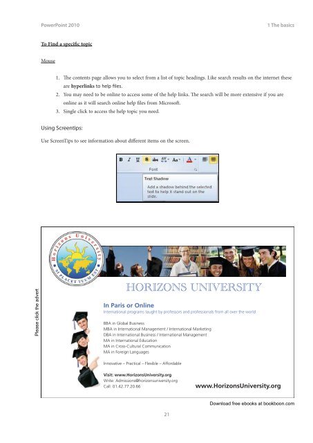 PowerPoint 2010 Advanced Language English Format - Tutorsindia