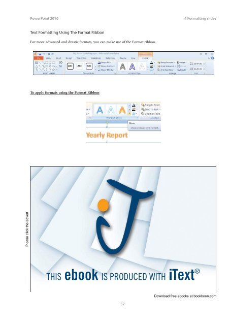 PowerPoint 2010 Advanced Language English Format - Tutorsindia