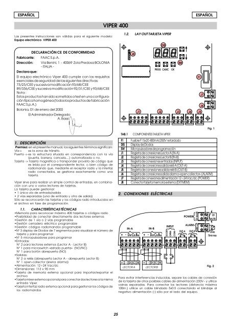 VIPER 400 - Faac