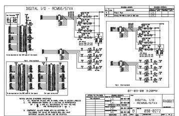 Digital IO Accessory Board Schematic